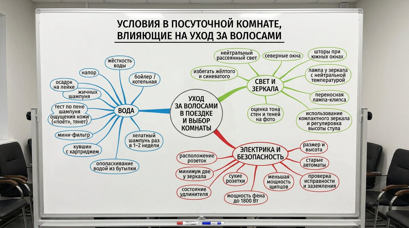 Зачем привязывать выбор комнаты к уходу за волосами